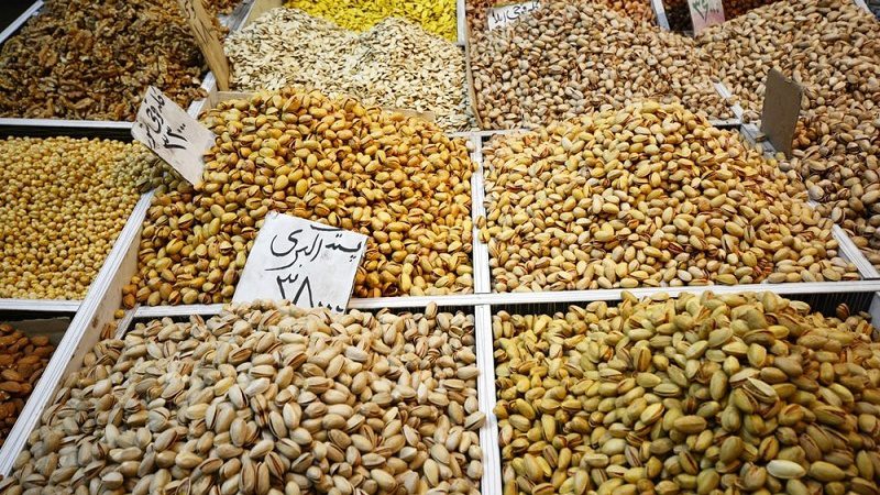 Figura 3 - Alcune varietà di pistacchio più comuni nei mercati iraniani