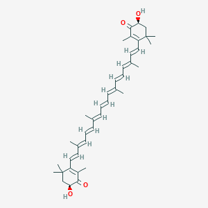 Formula chimica dell'astaxantina
