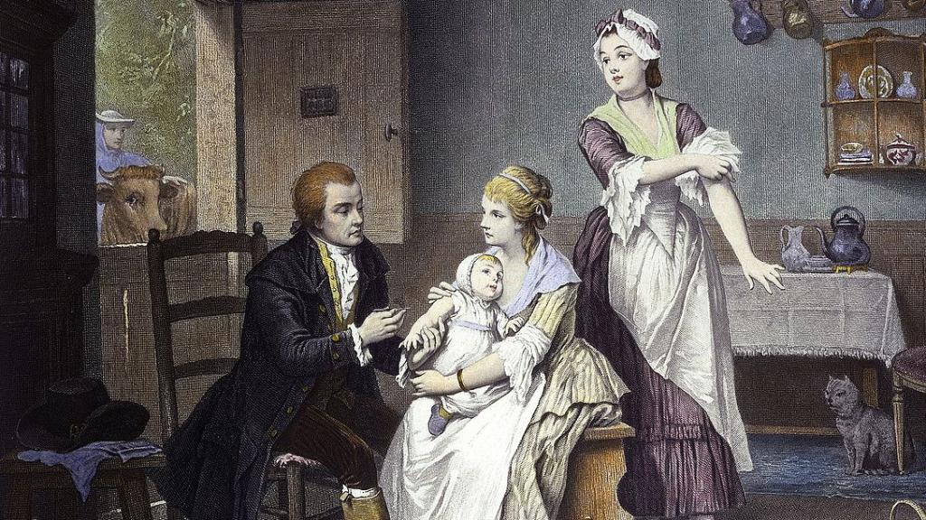 Vaccinazione eseguita da Edward Jenner