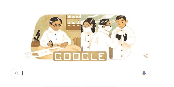 il doodle di Google di oggi è in onore del dottor Wu Lien-teh