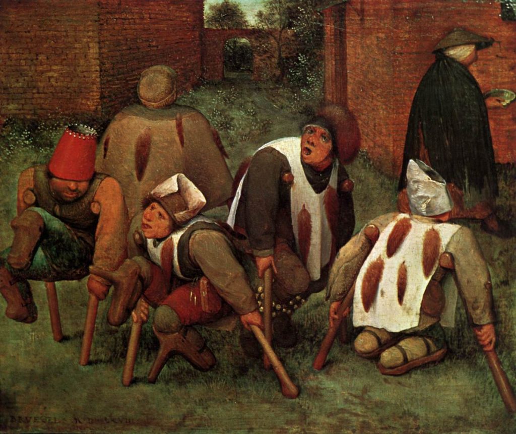 Pieter Bruegel il Vecchio, "Gli Storpi"