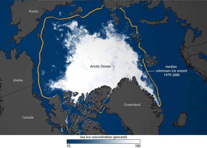 Figure 3 – Artic ocean map – [Credit: ercantastorie.com]