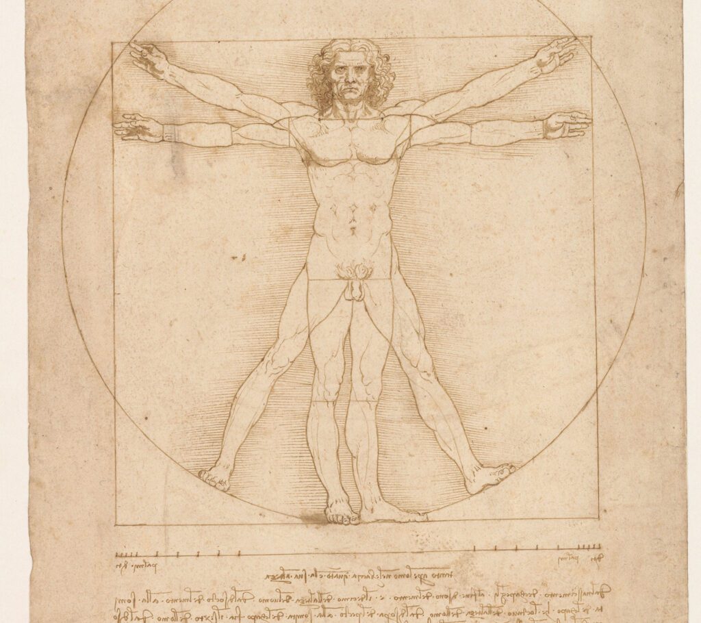 Figura 3 - Leonardo da Vinci, Uomo Vitruviano