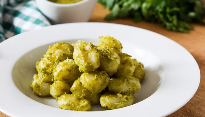 Gli Gnocchi al Pesto