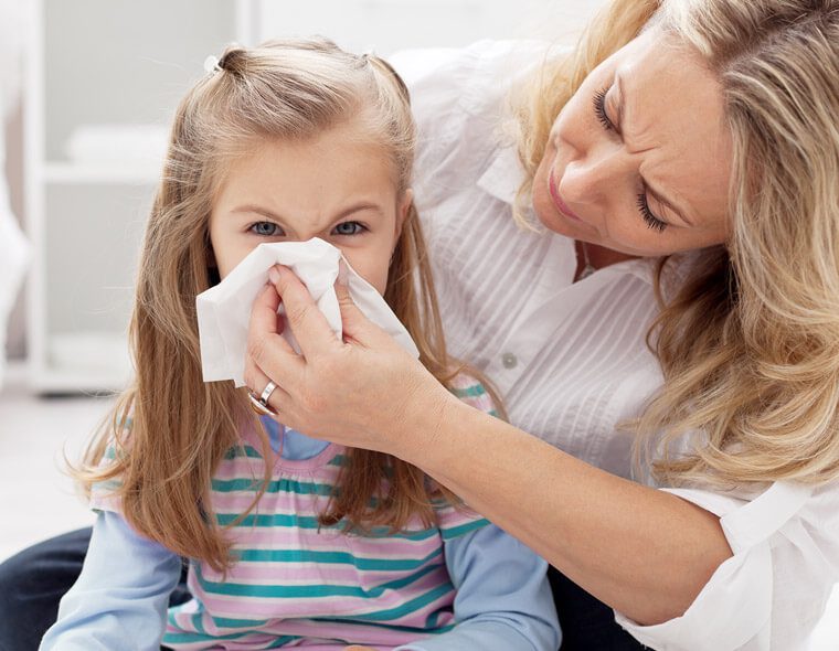 Raffreddore e Influenza nei Bambini