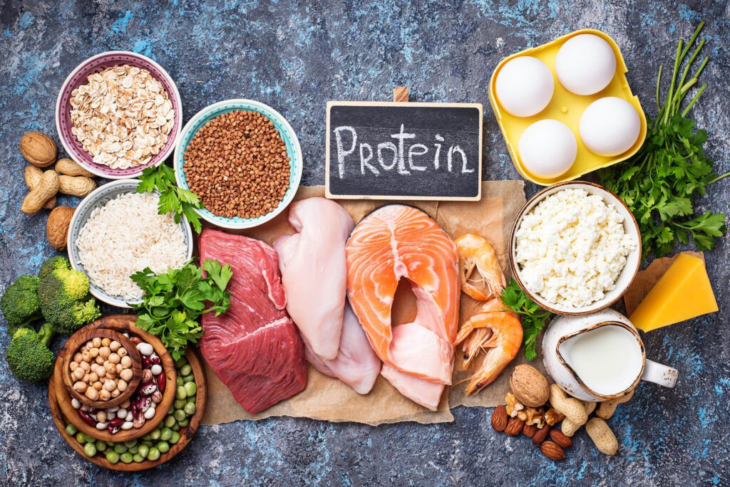 momento per mangiare proteine