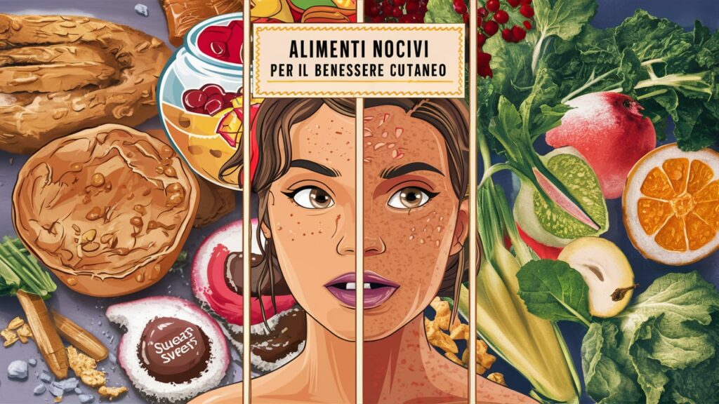 Alimenti nocivi per il benessere cutaneo