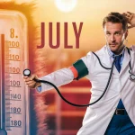 Chi colpisce l'ipertensione durante luglio?