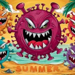 I virus più pericolosi per i bambini in estate
