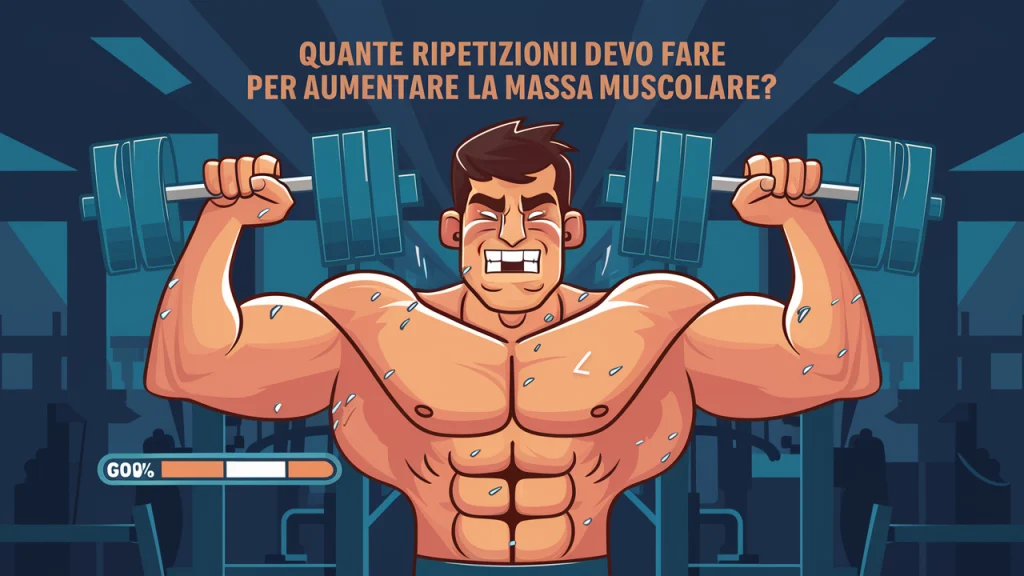 Quante ripetizioni devo fare per aumentare la massa muscolare?