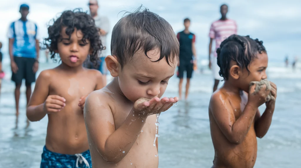 Bambini in spiaggia che fare