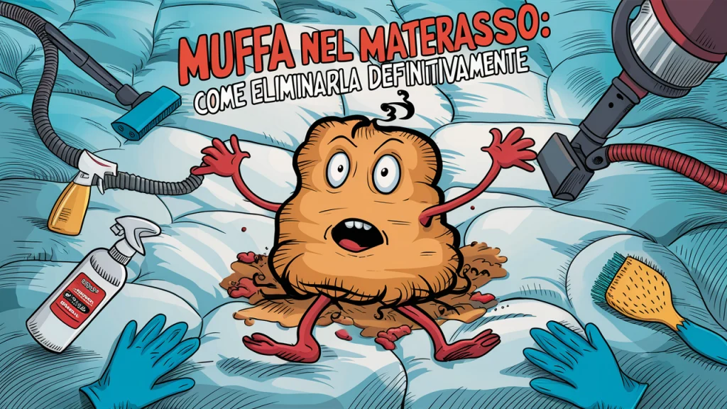 Muffa nel materasso come eliminarla definitivamente